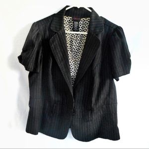Torrid Pinstripe Shortsleeved Blazer size 1